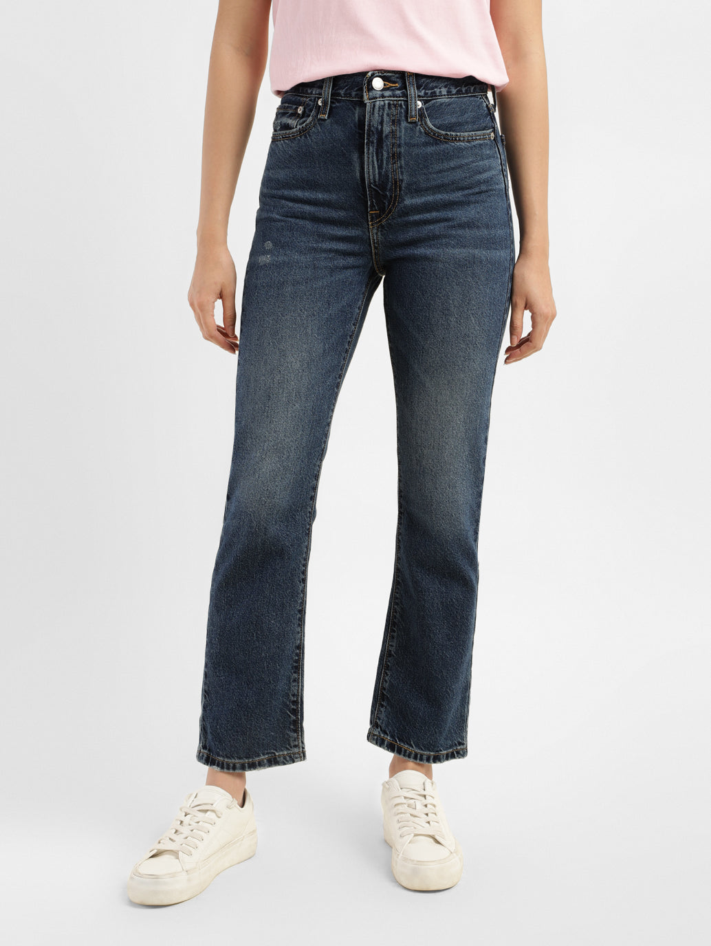 Women's Mid Rise Wedgie Straight Fit Jeans