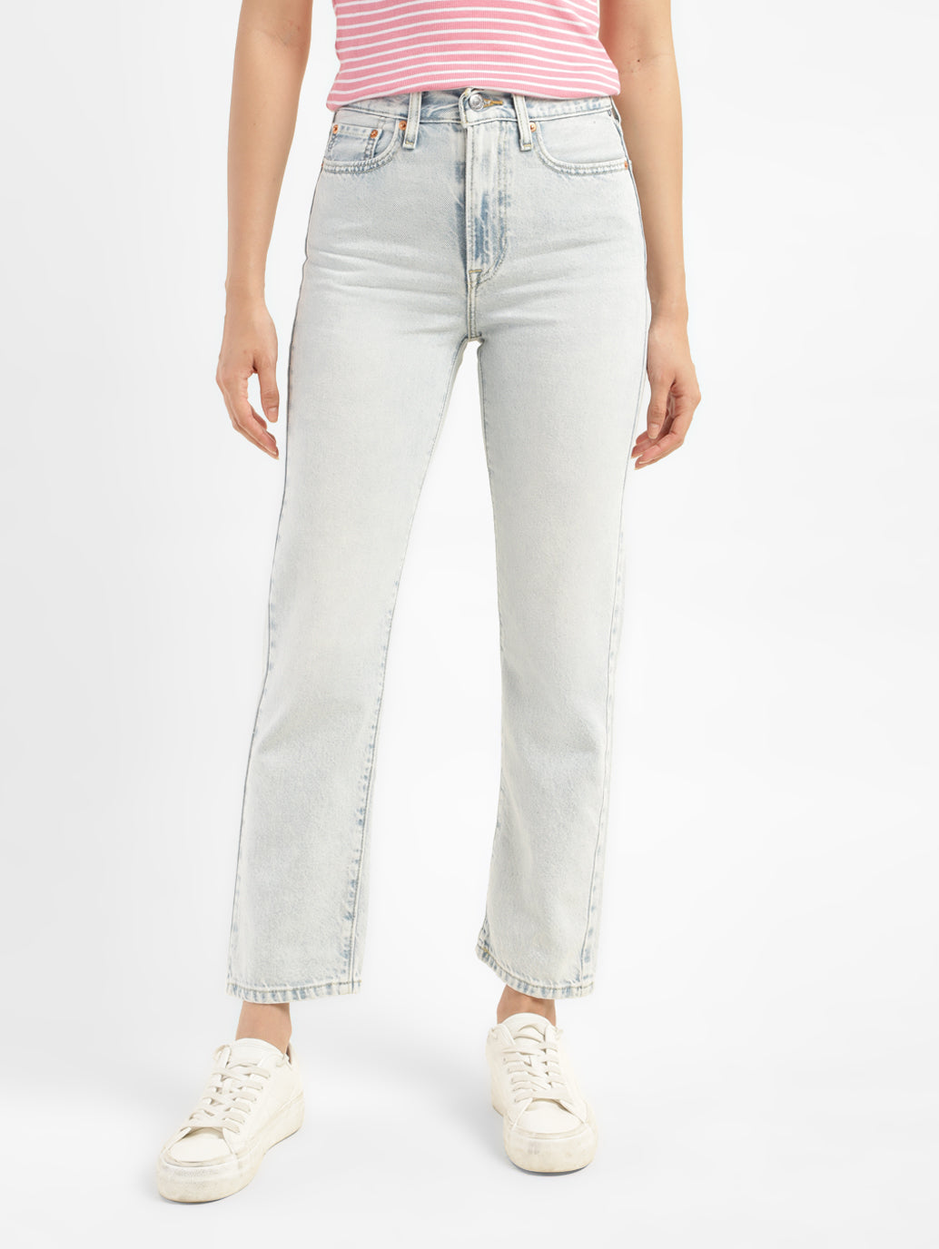 Levi's wedgie straight online light wash size 30