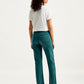Women's Teal Green Wedgie Straight Fit Mid Rise Jeans - 73c65b4a-8aac-4fb9-91a6-43a23dbebfa9 View