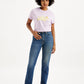 Women's Blue Wedgie Straight Fit Mid Rise Jeans - b81c5d11-a146-42b6-83bd-79159bb8af0d View