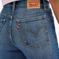 Women's Blue Wedgie Straight Fit Mid Rise Jeans - 8caa3d24-7056-4791-bdb7-725eead1b72b View