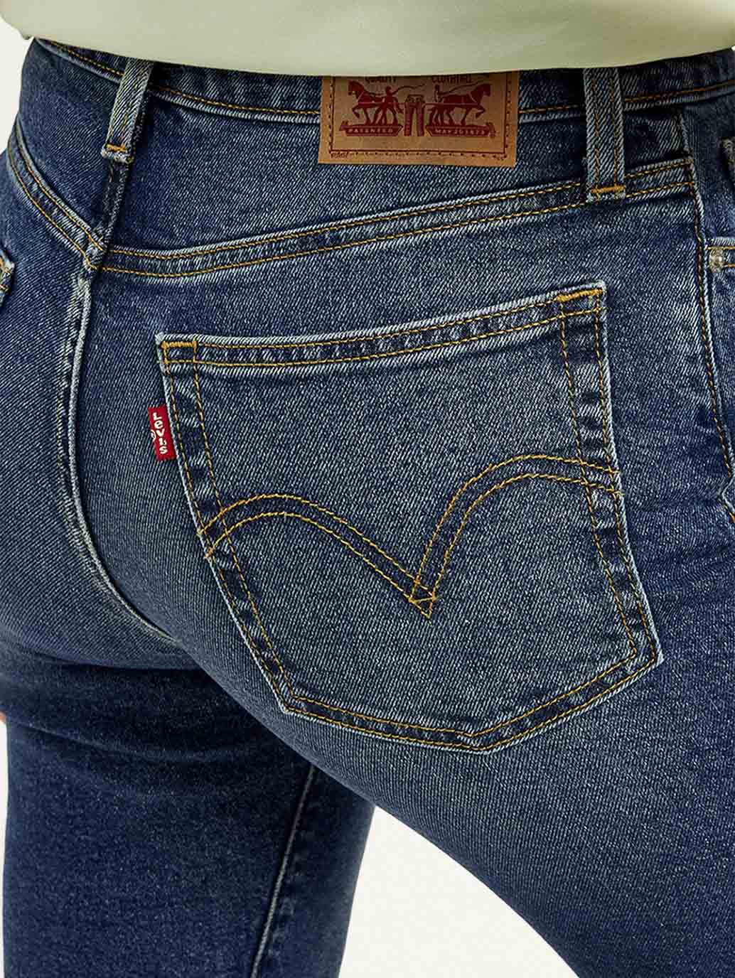 Women's Blue Wedgie Straight Fit High Rise Jeans – Levis India Store