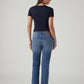 Women's Blue Wedgie Straight Fit High Rise Jeans - Back View