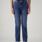Women's Blue Wedgie Straight Fit High Rise Jeans - Front View