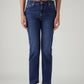 Women's Blue Wedgie Straight Fit High Rise Jeans - Front View