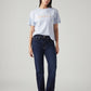 Women's Indigo Wedgie Straight Fit High Rise Jeans - Styleshot View