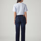 Women's Indigo Wedgie Straight Fit High Rise Jeans - Back View