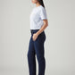 Women's Indigo Wedgie Straight Fit High Rise Jeans - Side View