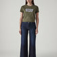 Women's Dark Indigo Wedgie Straight Fit High Rise Jeans - Styleshot View