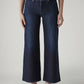 Women's Dark Indigo Wedgie Straight Fit High Rise Jeans - Front View