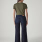Women's Dark Indigo Wedgie Straight Fit High Rise Jeans - Back View