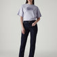 Women's Dark Indigo Wedgie Straight Fit High Rise Jeans - Front View