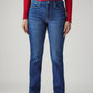 Women's Blue Wedgie Straight Fit High Rise Jeans - Front View