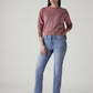 Women's Light Blue Wedgie Straight Fit High Rise Jeans - Styleshot View