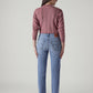 Women's Light Blue Wedgie Straight Fit High Rise Jeans - Back View