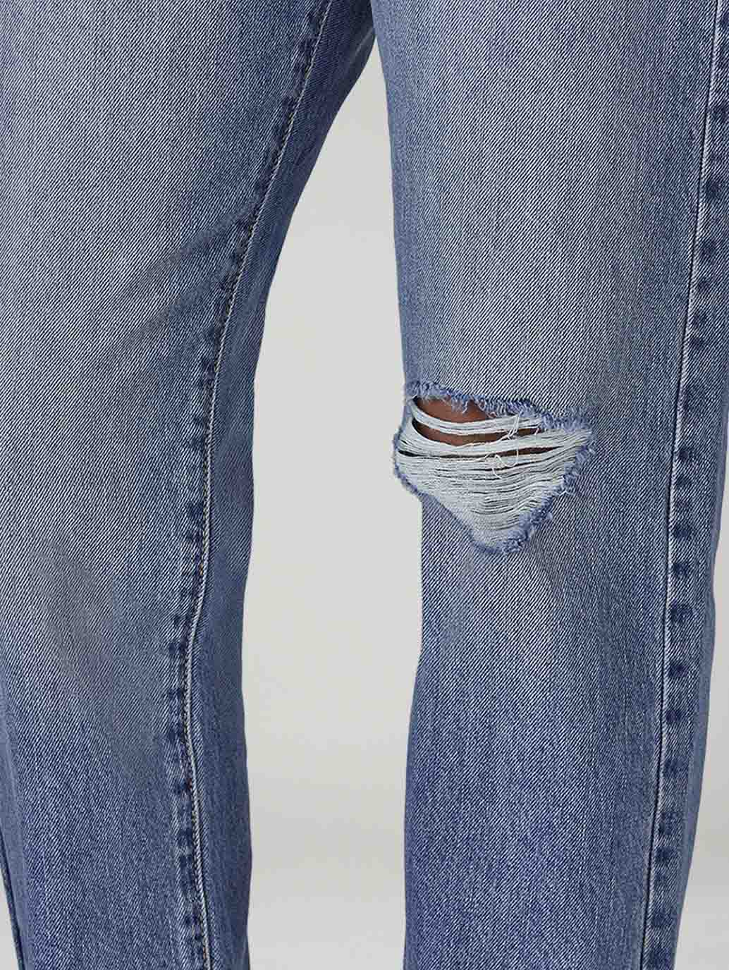 Women's Blue Wedgie Straight Fit High Rise Jeans - 20 View