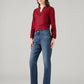 Women's Blue Wedgie Straight Fit High Rise Jeans - SIde View