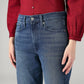 Women's Blue Wedgie Straight Fit High Rise Jeans - 20 View