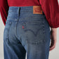 Women's Blue Wedgie Straight Fit High Rise Jeans - 20 View