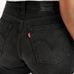 Women's High Rise Black Regular Fit Denim Shorts - ebf74c38-5336-4ec8-9b29-bd10e273edb0 View