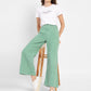 Women's Green Loose Fit High Rise Jeans - 7358a4f2-786b-4e84-be8f-85b576565e95 View