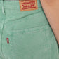 Women's Green Loose Fit High Rise Jeans - e2b737f6-6eef-48e7-bace-e7987de0181e View