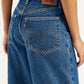 Women's High Rise Loose Fit Blue Jeans