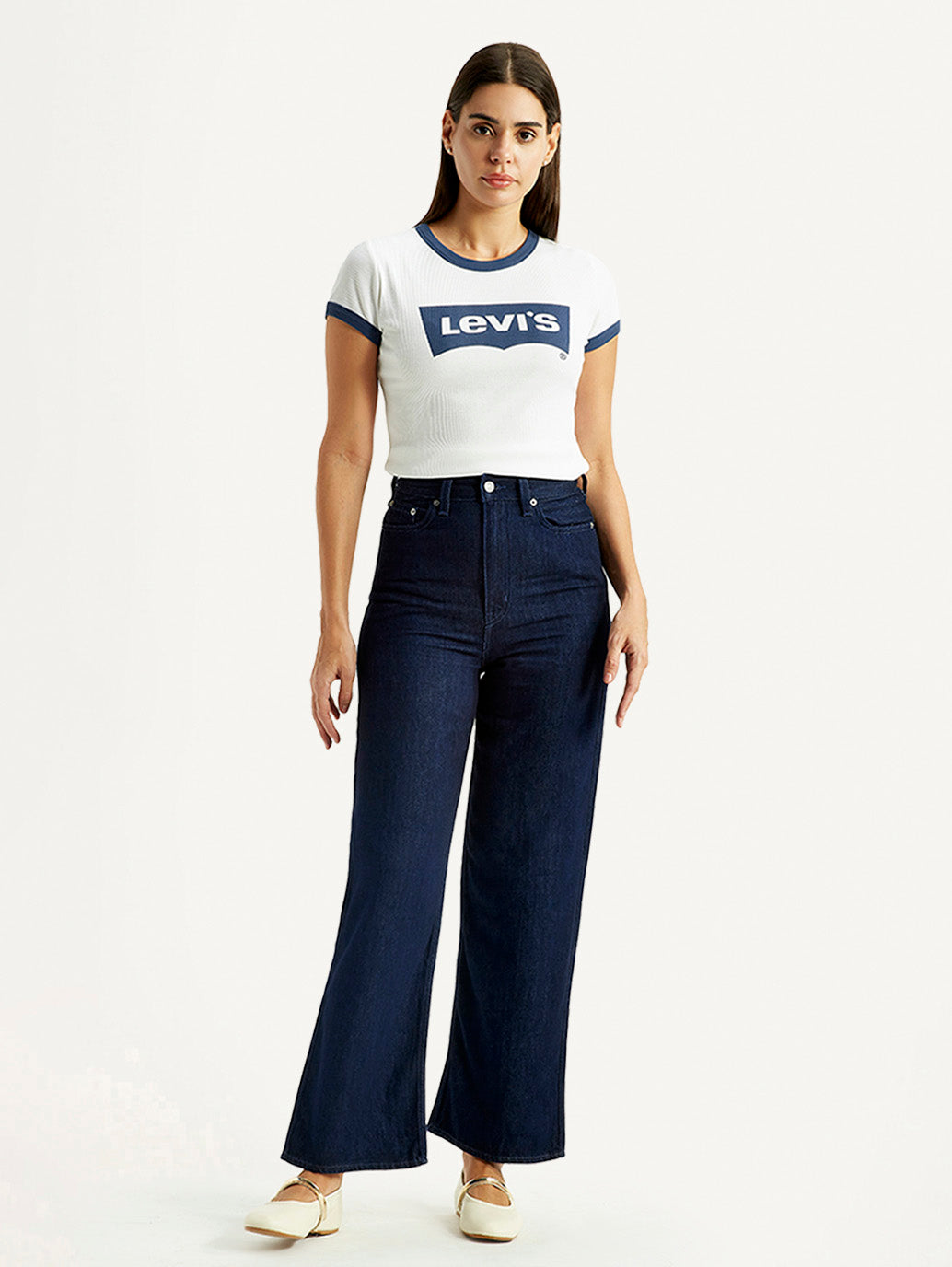 Women's Dark Indigo Loose Fit High Rise Jeans – Levis India Store