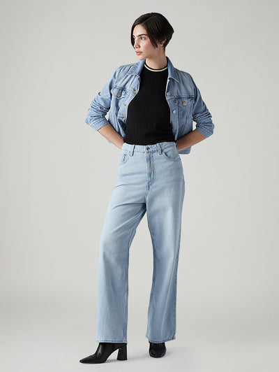 levi's Women's Light Blue Loose Fit High Rise Jeans-picture-22