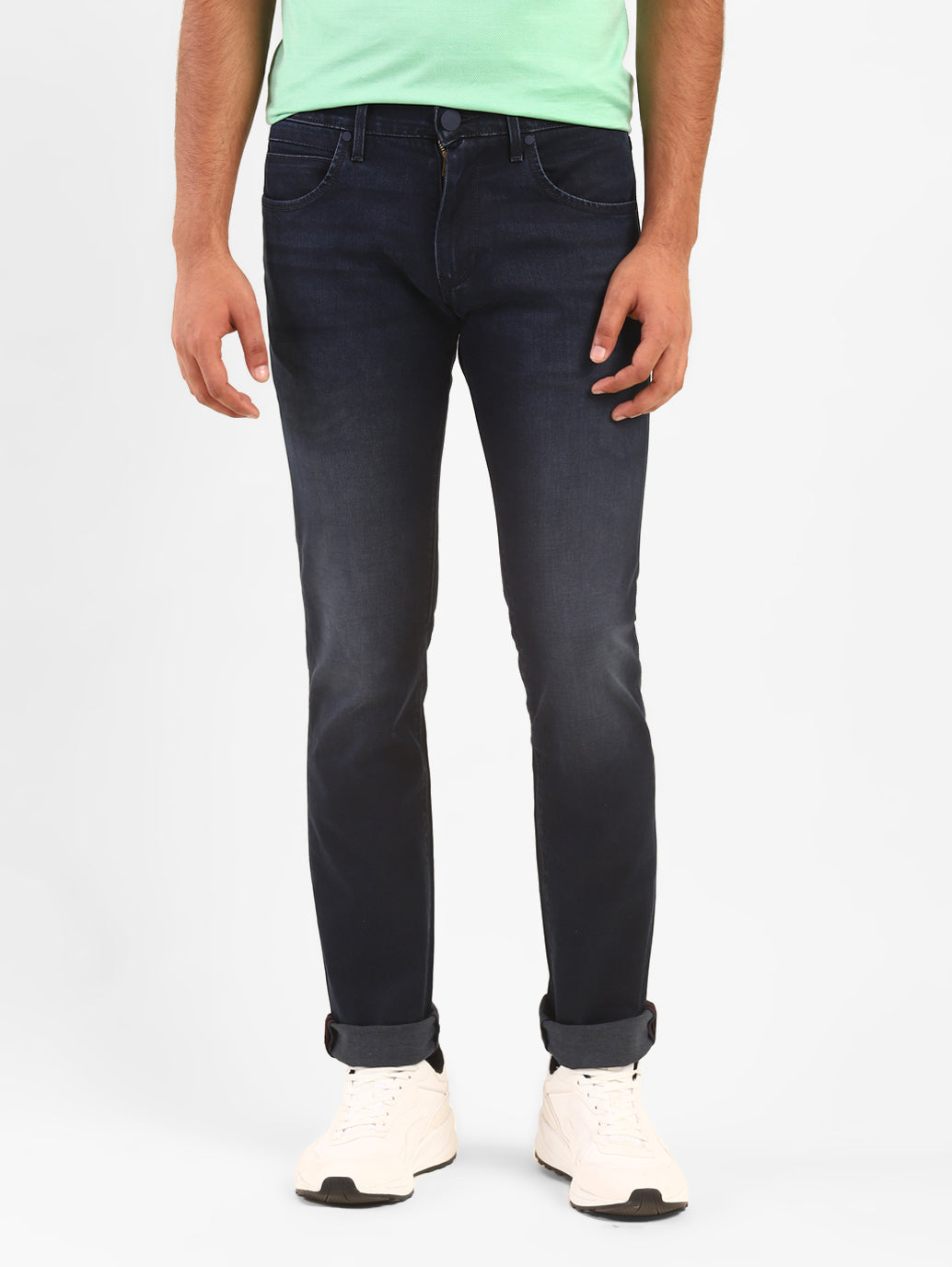 Men's Redloop 65504 Blue Skinny Fit Mid Rise Jeans