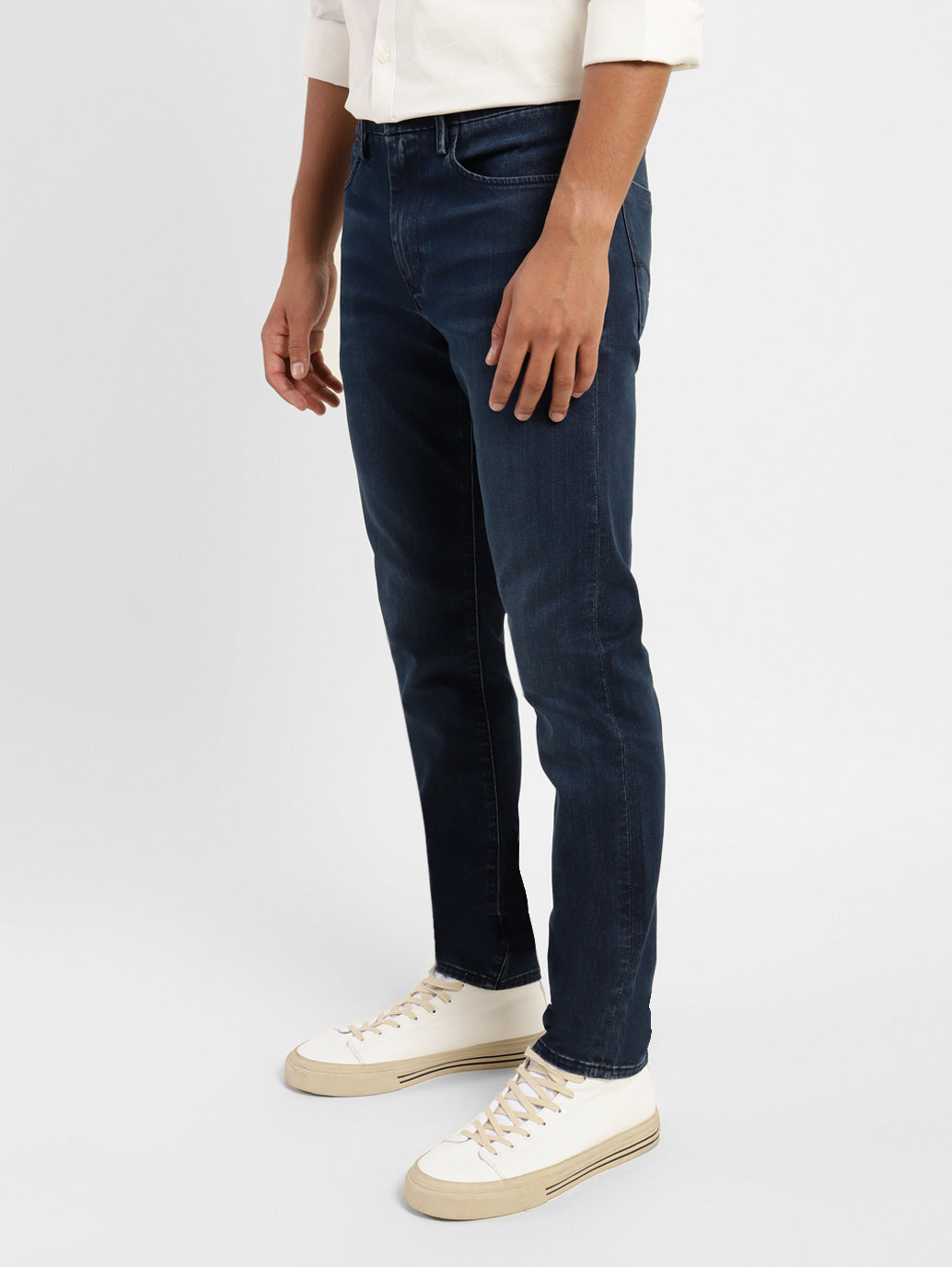 Men's 512 Blue Slim Tapered Fit Mid Rise Jeans - Main Image