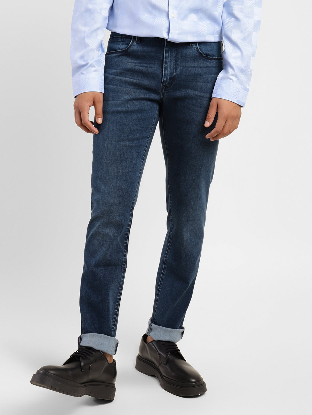 Men's Redloop 511 Blue Slim Fit Mid Rise Jeans