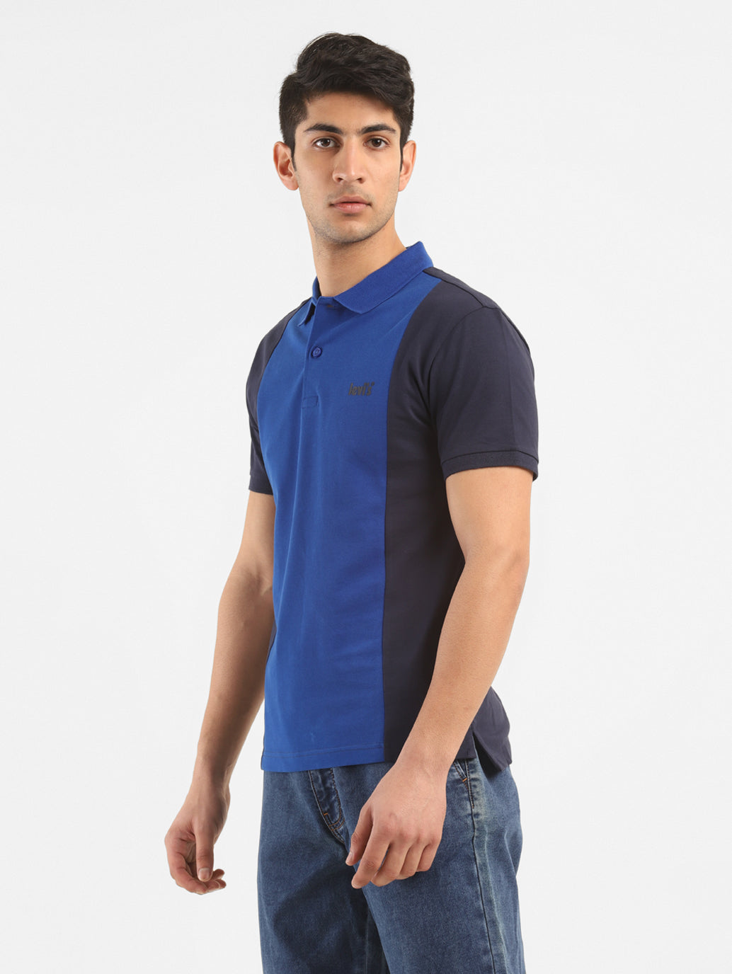 Men's Colorblock Polo T-shirt