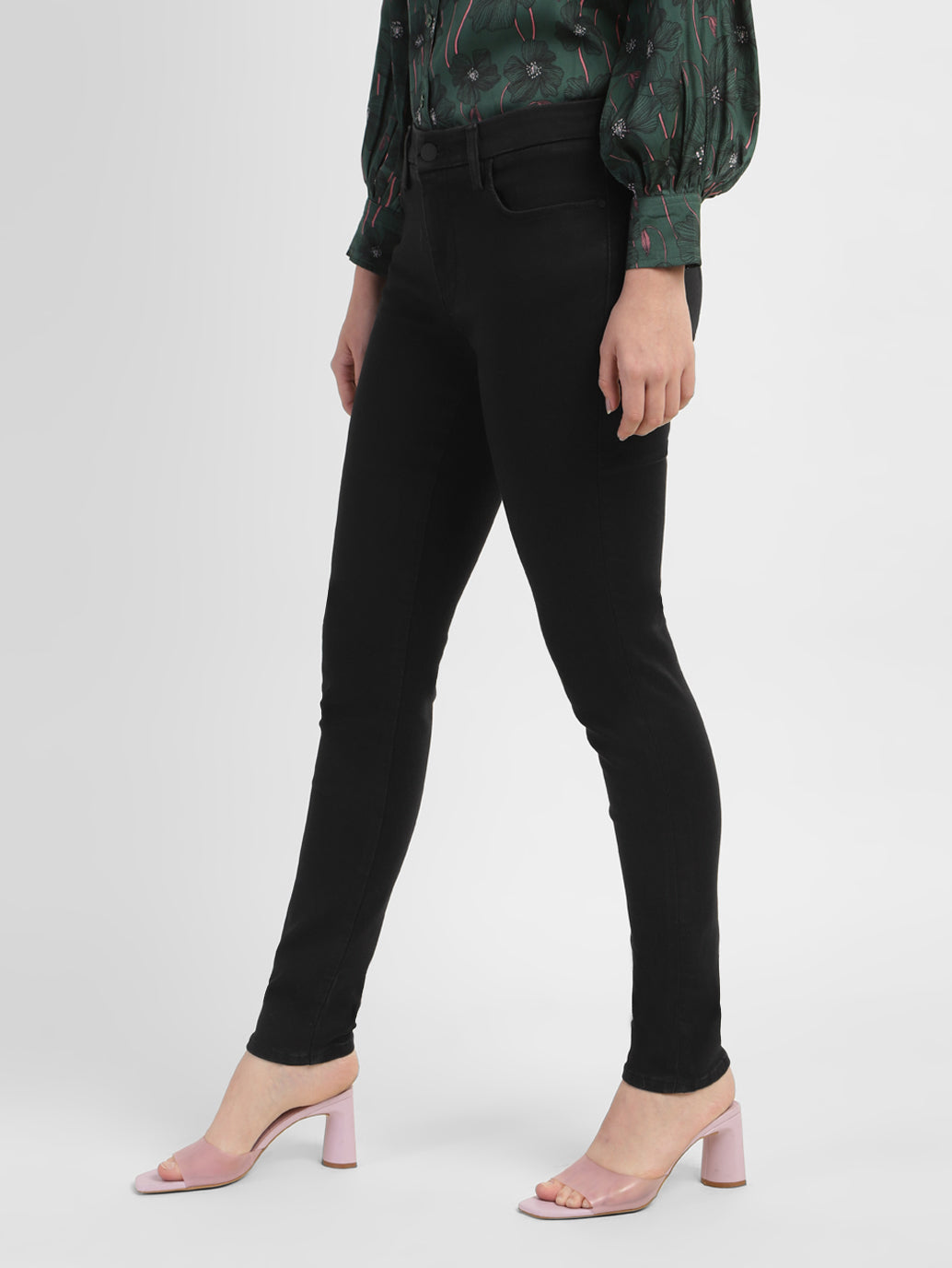 Women's 711 Indigo Skinny Fit Mid Rise Jeans