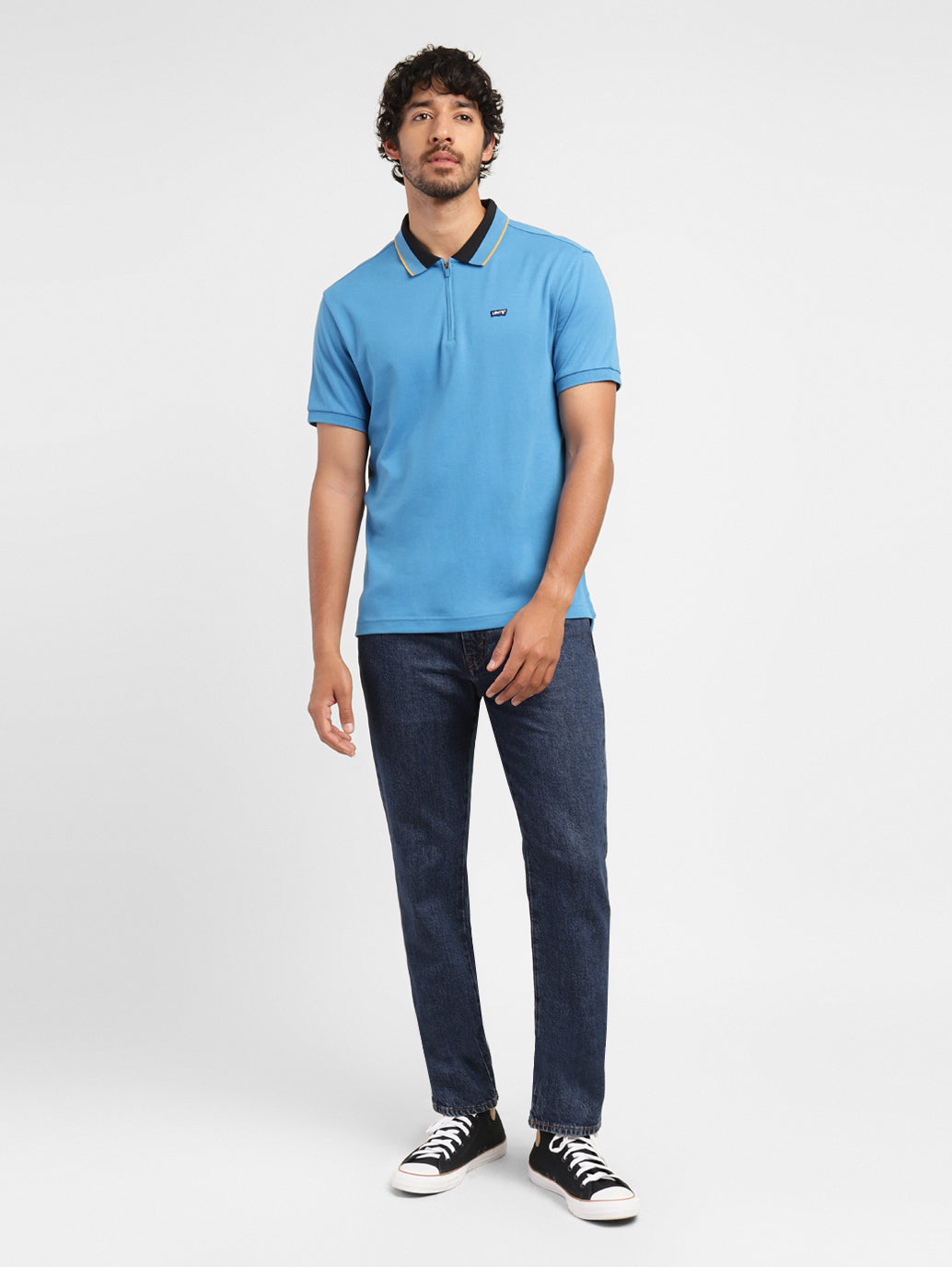 Men's Solid Polo T-shirt