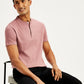 Men's Redloop Textured Slim Fit T-Shirt - 148b11d6-6141-4ed8-84df-2ffc6249be3a View