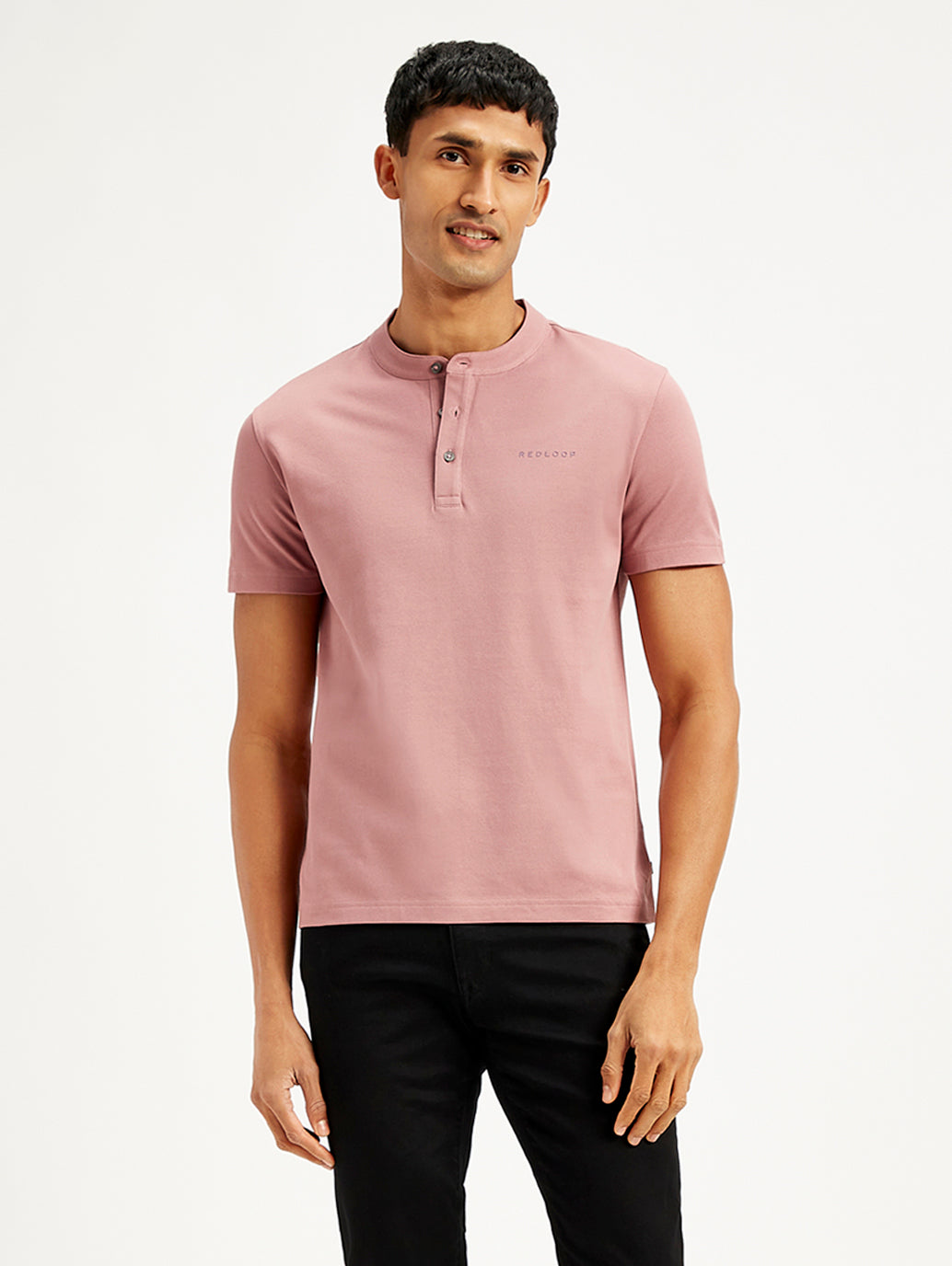 Men's Textured Slim Fit T-Shirt