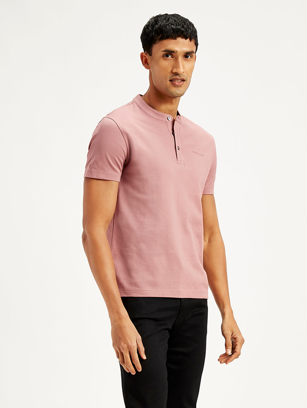 Men's Redloop Textured Slim Fit T-Shirt