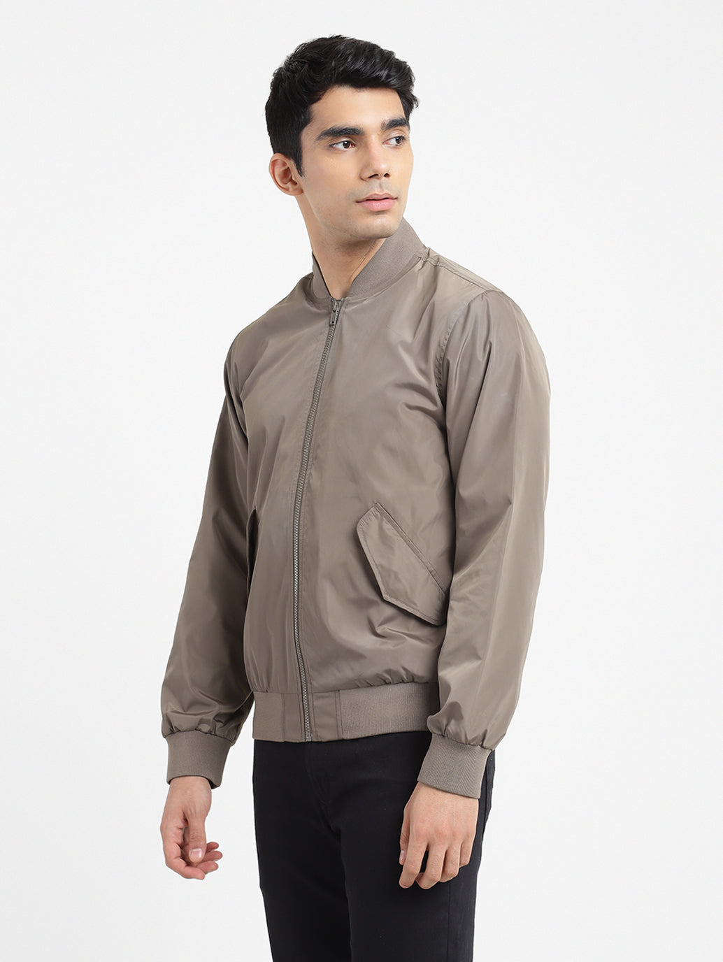Men's Solid Collar Neck Jackets – Levis India Store