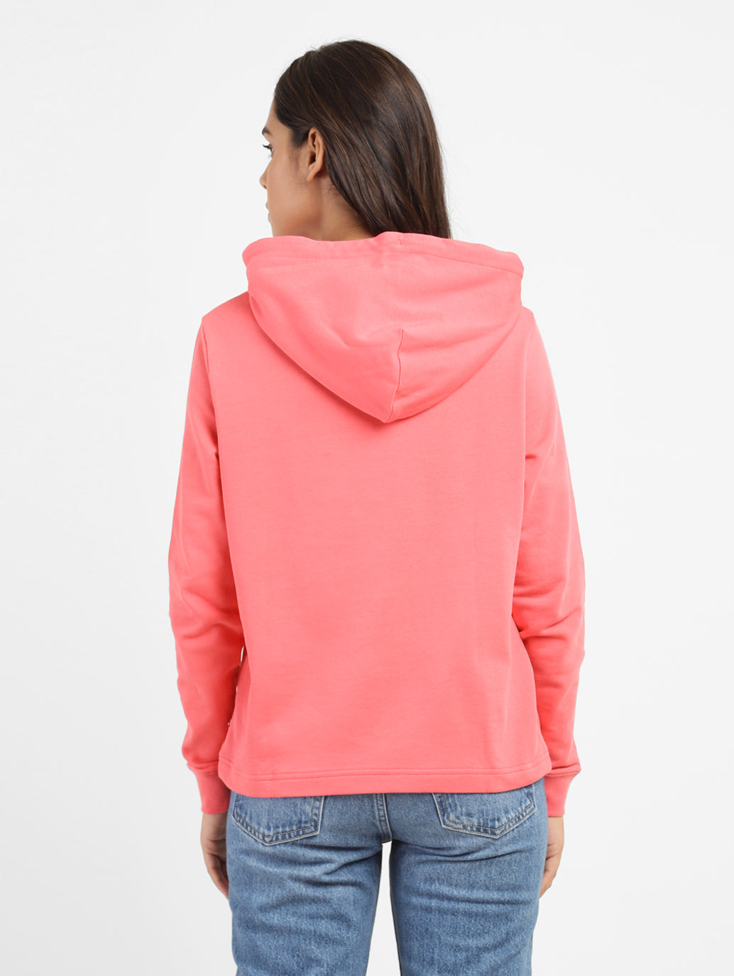 Women's Printed Pink Hooded Sweatshirt - f88c6c2b-9daa-4852-b1ae-7a5955dcb42f View