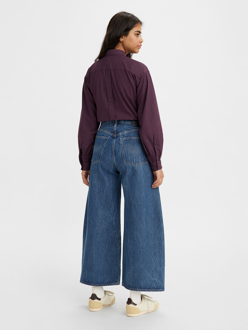 Women's Mid Rise Wideleg Jeans