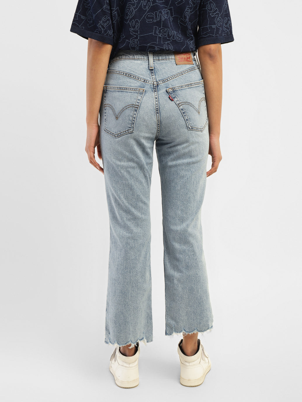 Women's Blue Bootcut Fit High Rise Jeans – Levis India Store