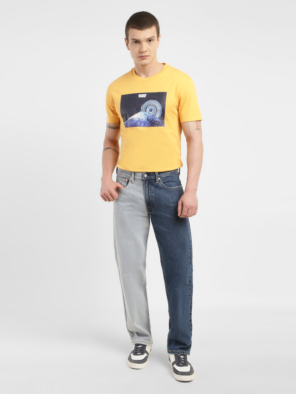 Men's 550'92 Blue Loose Fit Mid Rise Jeans