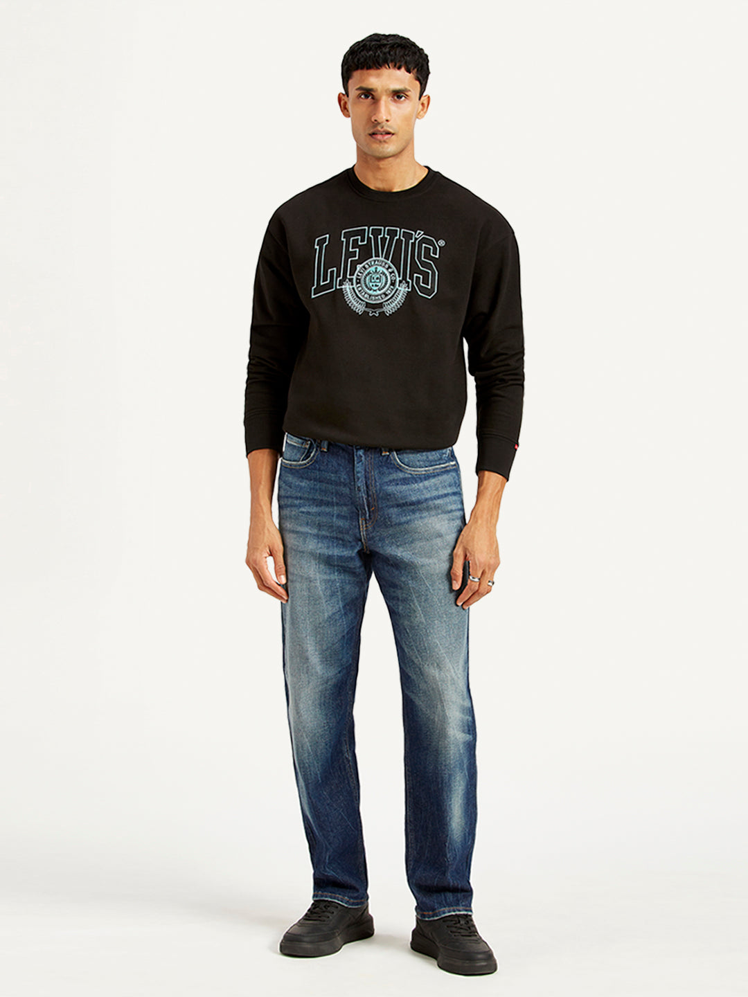 Men's 550'92 Dark Blue Loose Fit Mid Rise Jeans