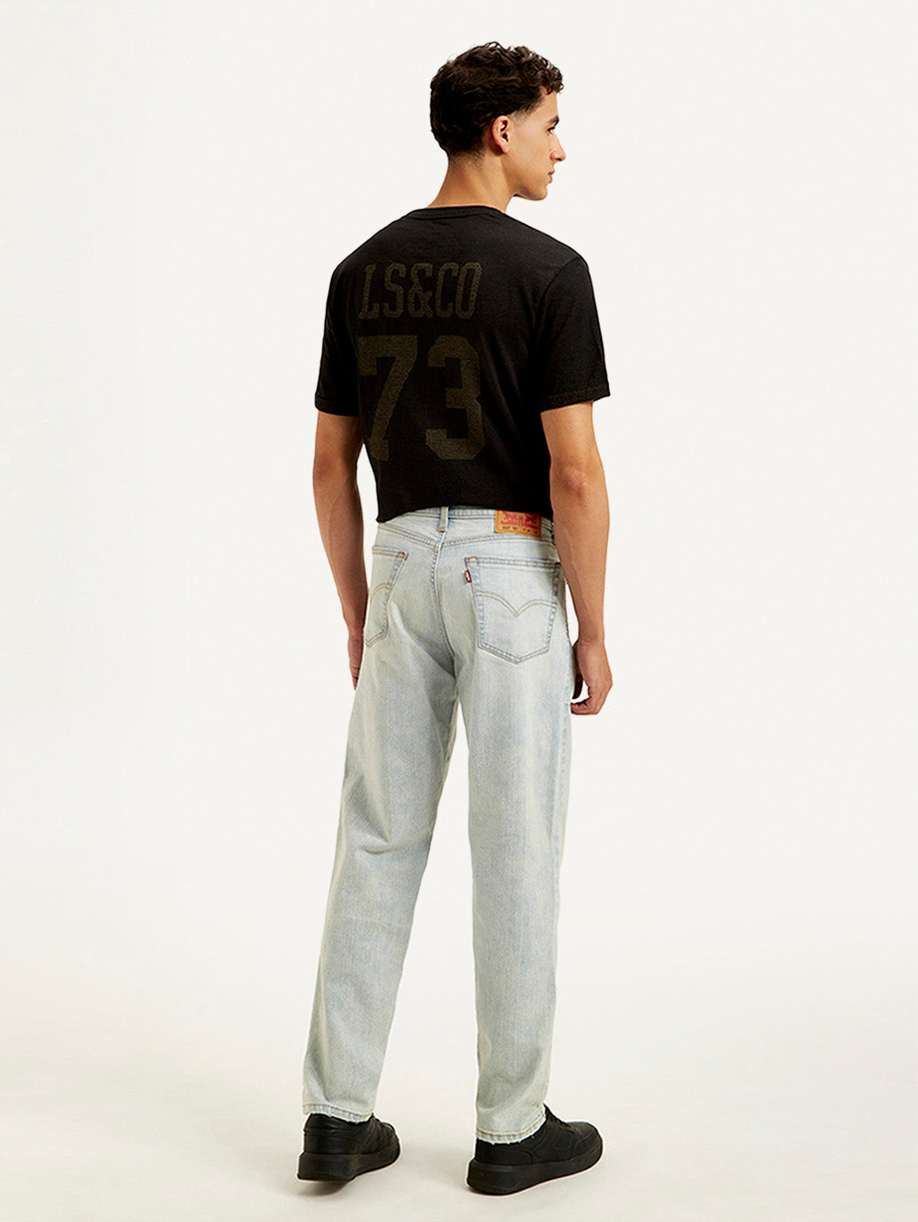 Men's 550'92 Blue Loose Fit Mid Rise Jeans - Back View