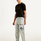 Men's 550'92 Blue Loose Fit Mid Rise Jeans - Side View
