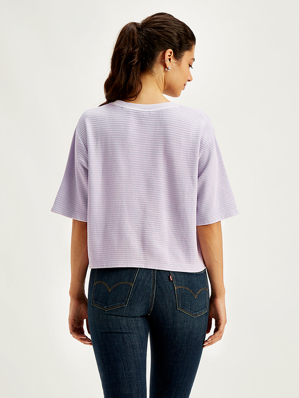 Women's Textured Relaxed Fit T-Shirt