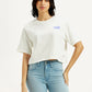 Women's Typography Relaxed Fit T-Shirt - Front View