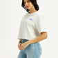 Women's Typography Relaxed Fit T-Shirt - Side View