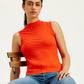 Women's Solid Band Neck Tank Top - 96b9aed2-8c6f-41e4-8e55-49dc85e77d31 View